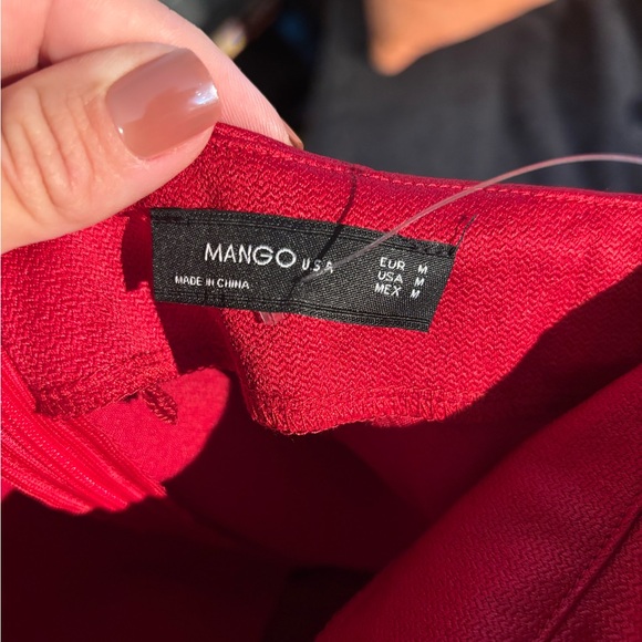 Mango Red Ruffle Skirt - Picture 4 of 5